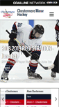 Mobile Screenshot of chestermereminorhockey.com